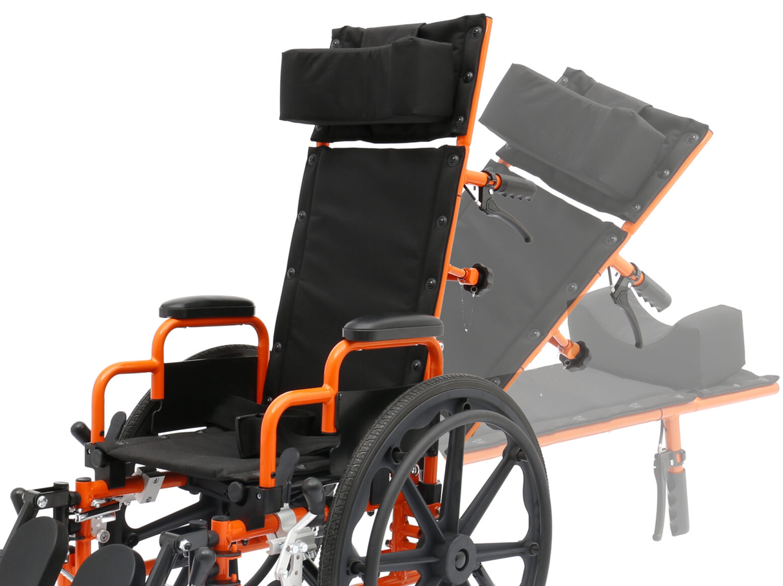 Reclining Back - allows the user to adjust the angle of the backrest for enhanced comfort and support